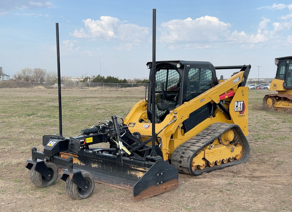 2019 CATERPILLAR 289D3 SKID STEER TRACK LOADER CAB CRAWLER BOX BLADE